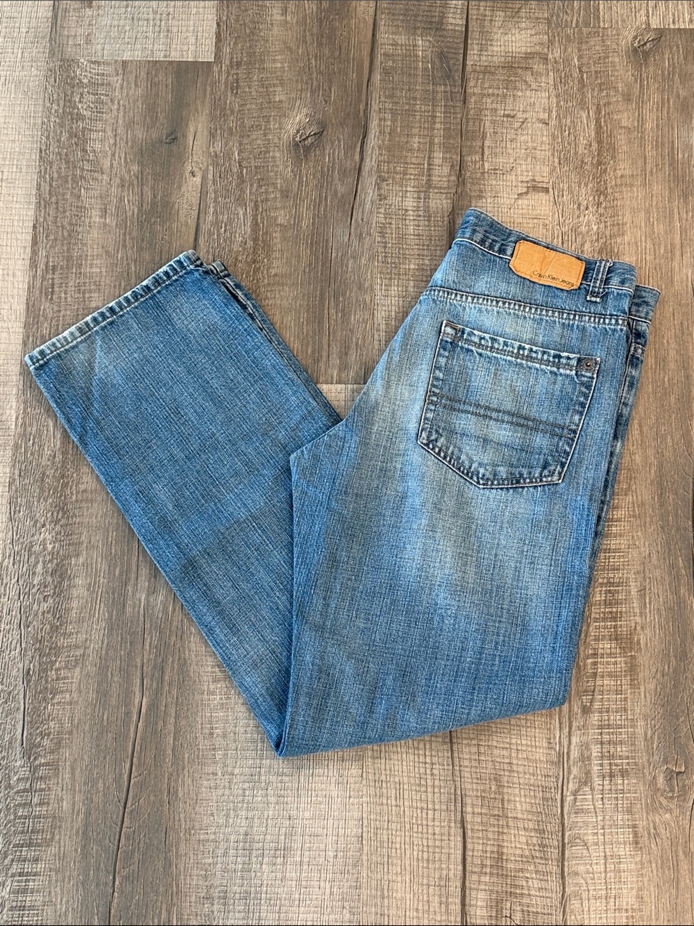 Calvin Klein Jeans Men’s Straight - Medium Blue Wash
